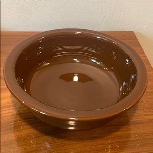 Fiesta chocolate retired large bowl